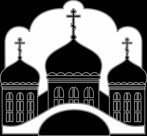 Храм вектор - картинки для гравировки